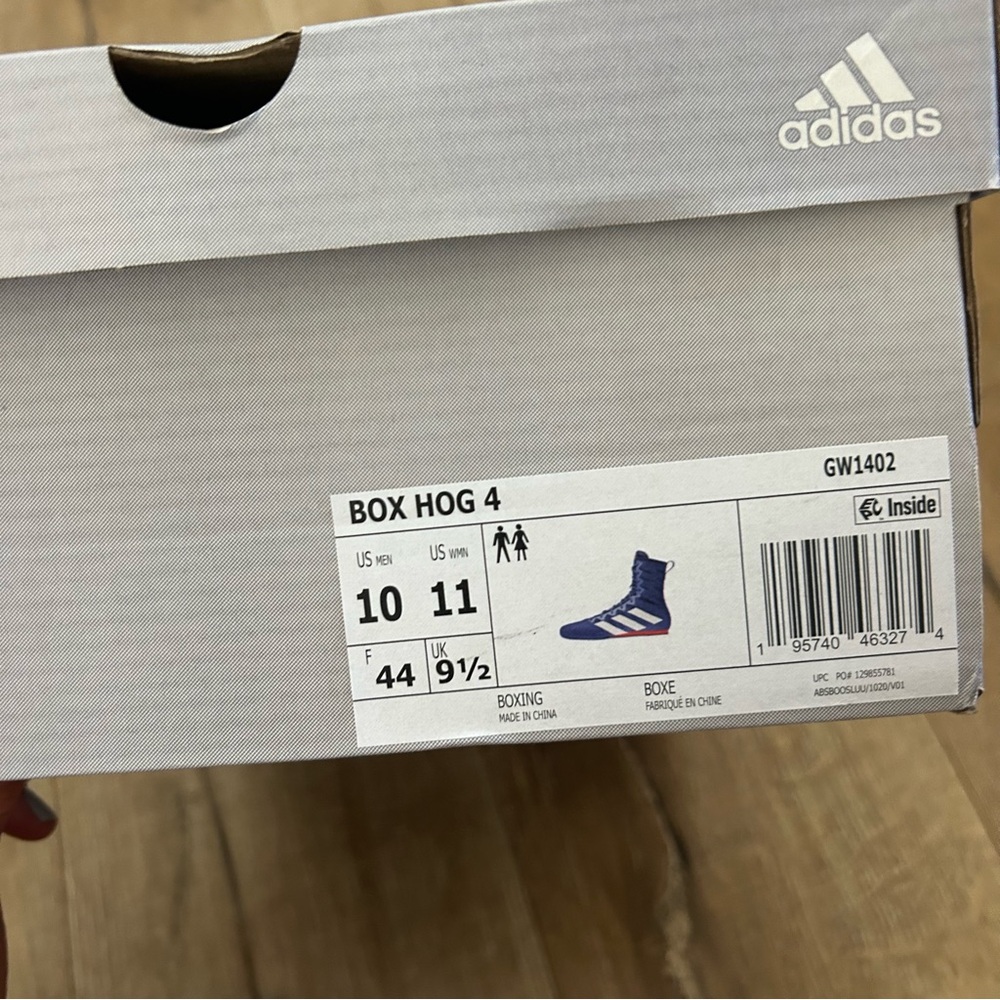 NWT! Adidas Boxing Shoes Box Hog 4 - Picture 11 of 11